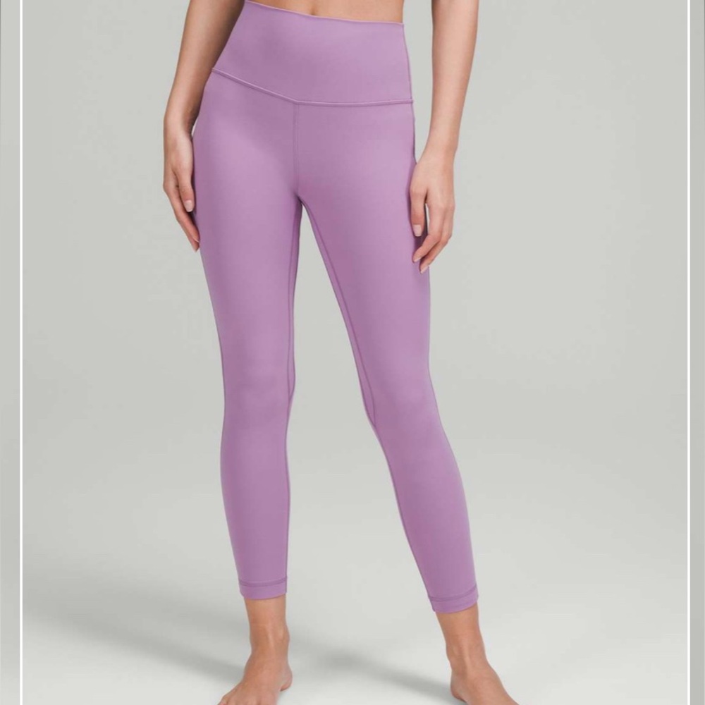 Lululemon Align high rise legging 25” Wisteria Purple size 2